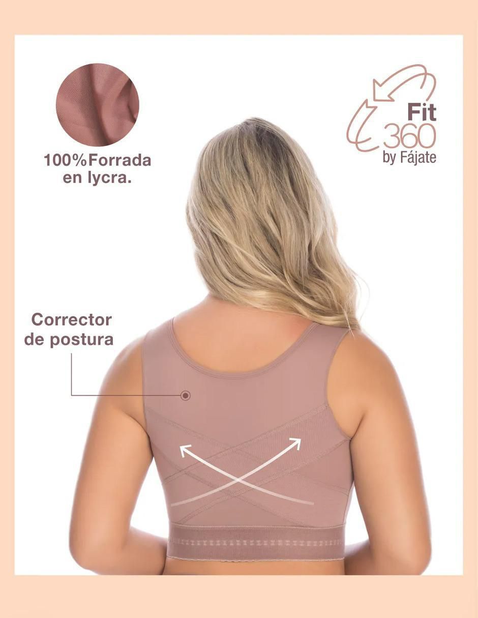 Faja tipo brassiere con compresión alta para mujer 3