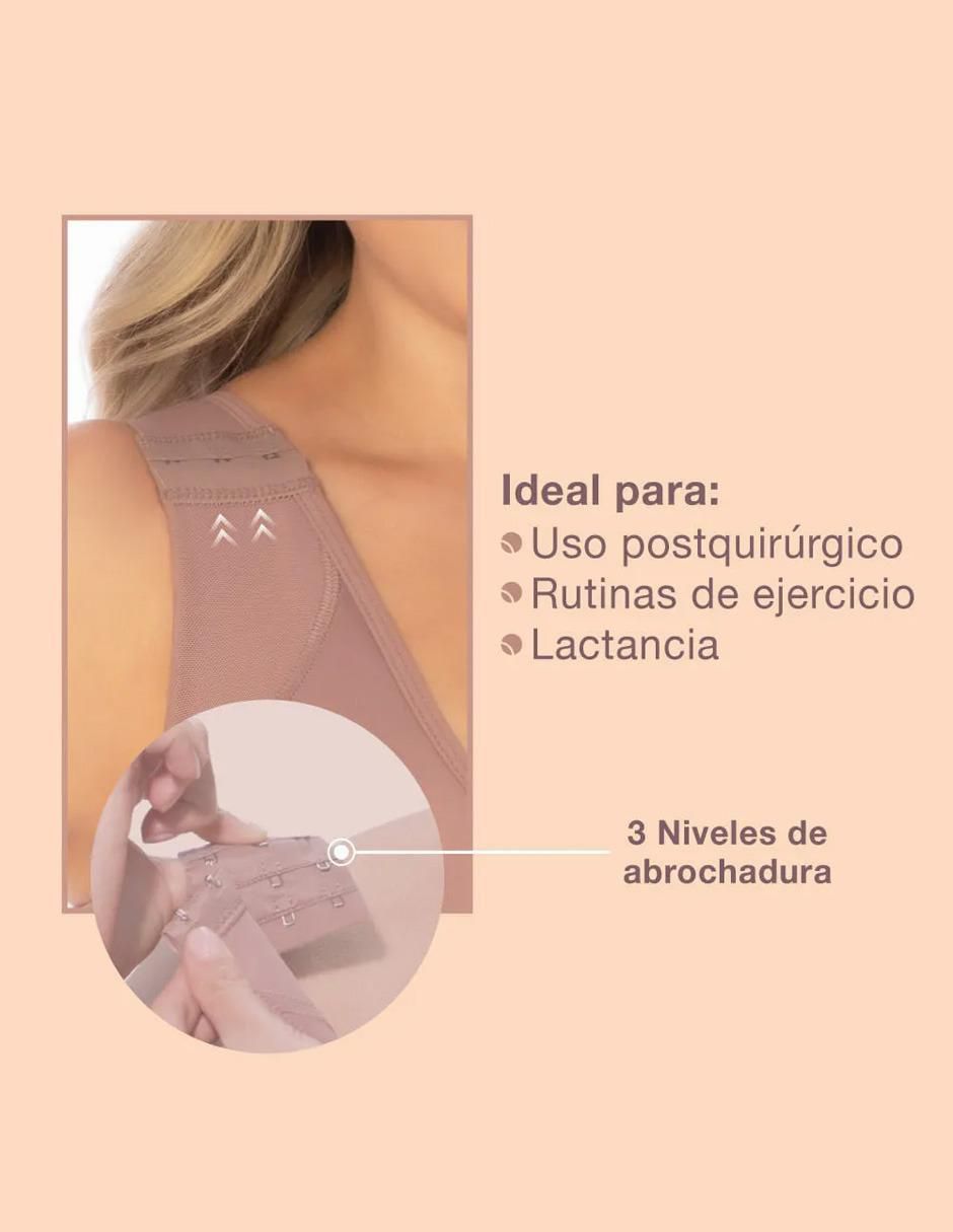 Faja tipo brassiere con compresión alta para mujer 3