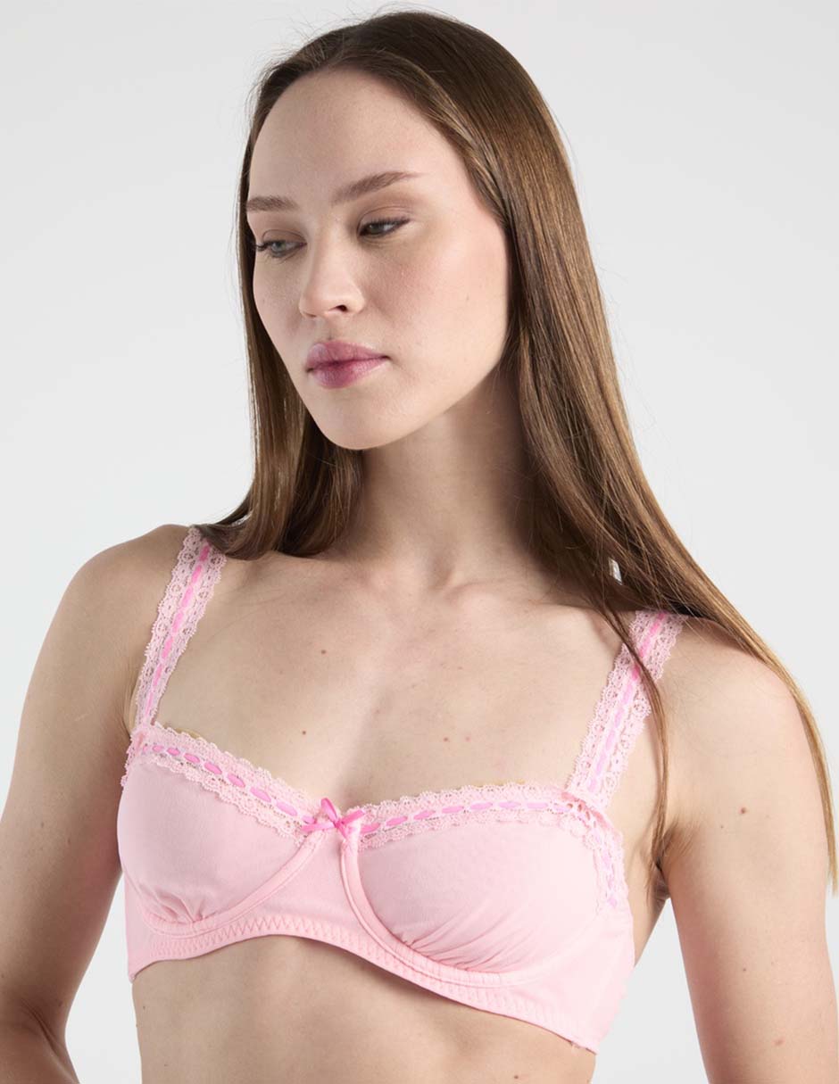 Brassiere balconette con copa para mujer Brassiere balconette con copa para mujer