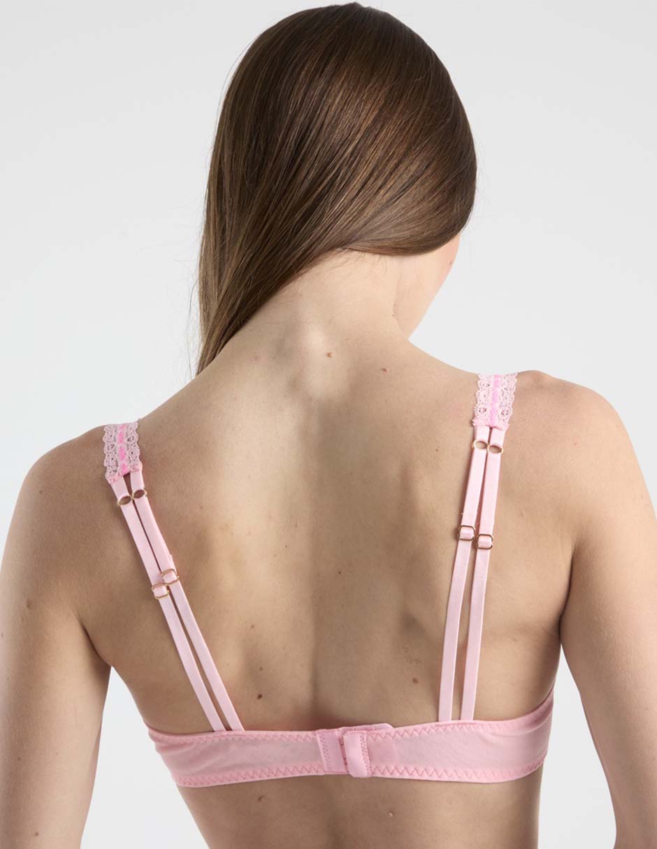 Brassiere balconette con copa para mujer 3