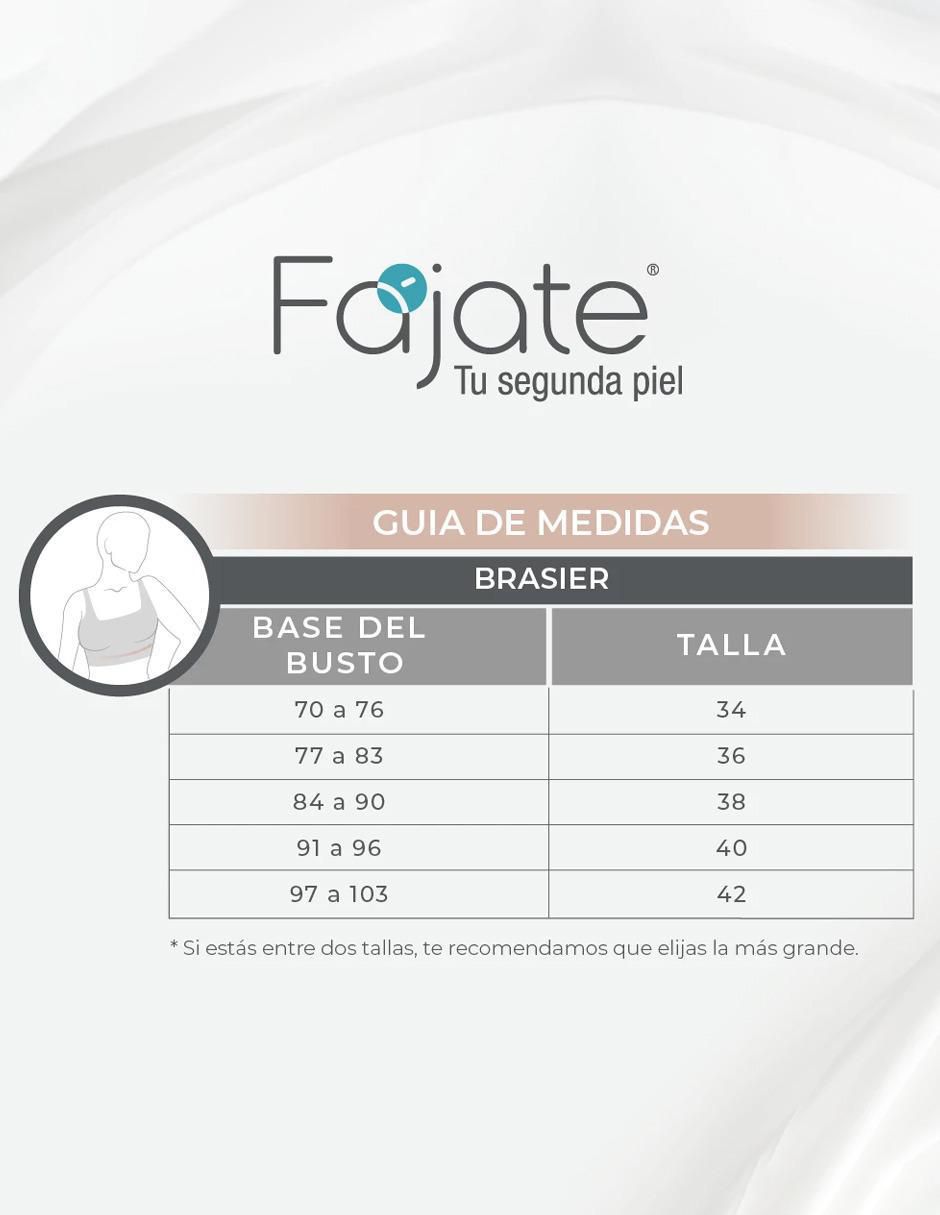 Faja tipo brassiere con compresión alta para mujer 8