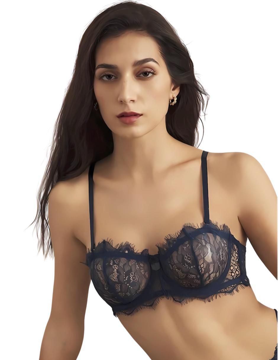 Brassiere balconette media copa para mujer 6