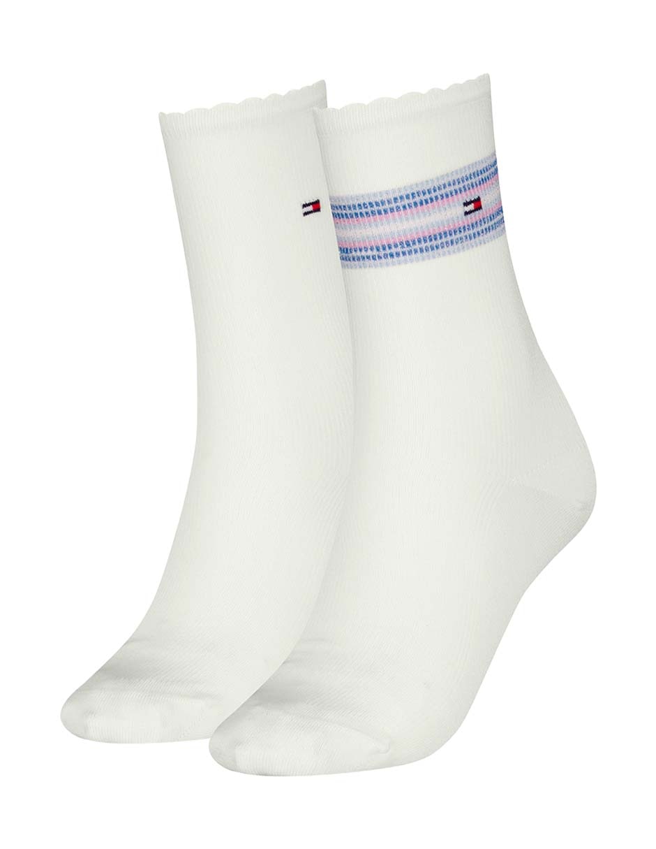 Set de calcetín de algodón para mujer 2 pares Set de calcetín de algodón para mujer 2 pares