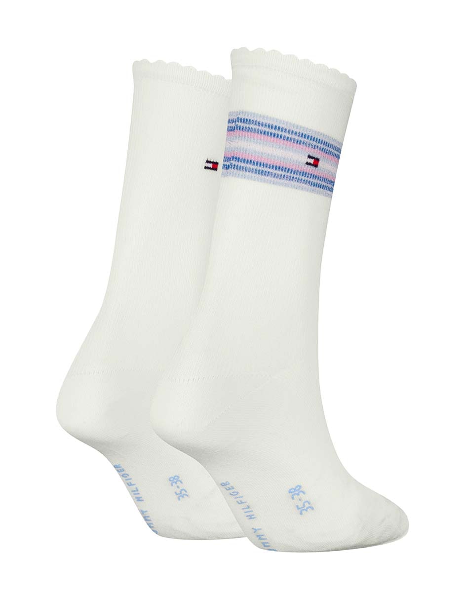 Set de calcetín de algodón para mujer 2 pares 2