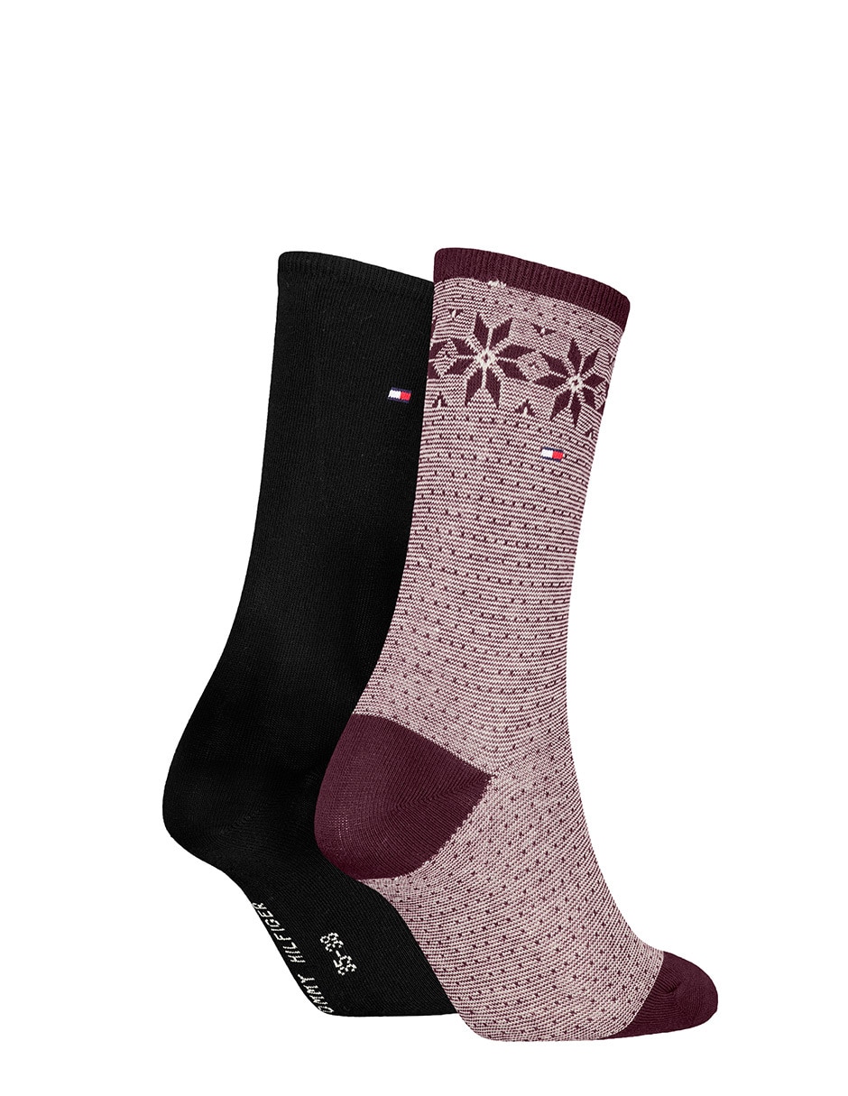 Set de calcetín de algodón para mujer 2 pares 2