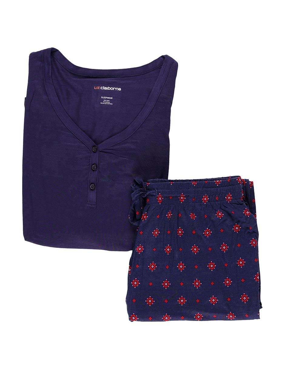 Conjunto pijama Liz Claiborne para mujer