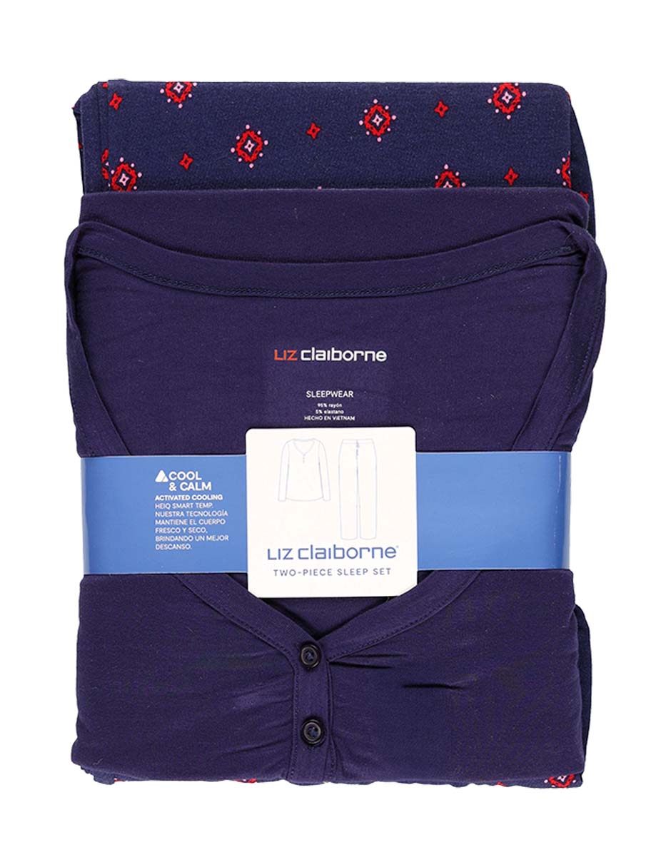 Conjunto pijama Liz Claiborne para mujer