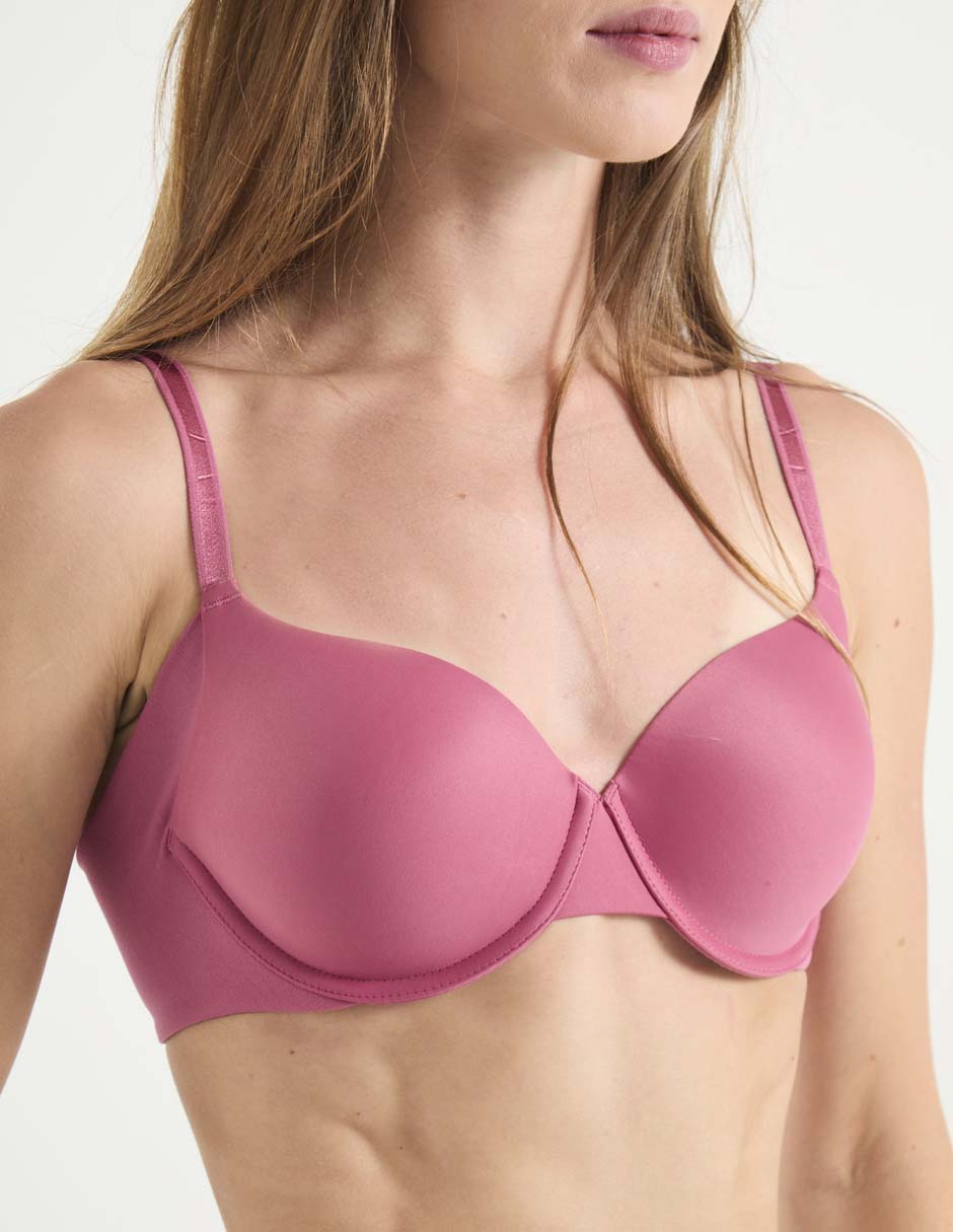 Brassiere demi con copa para mujer 4