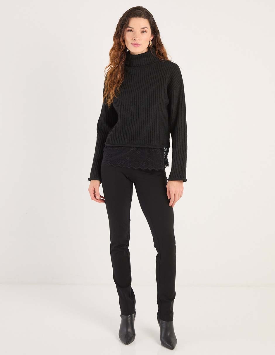 Legging a la cintura con elástico para mujer 3