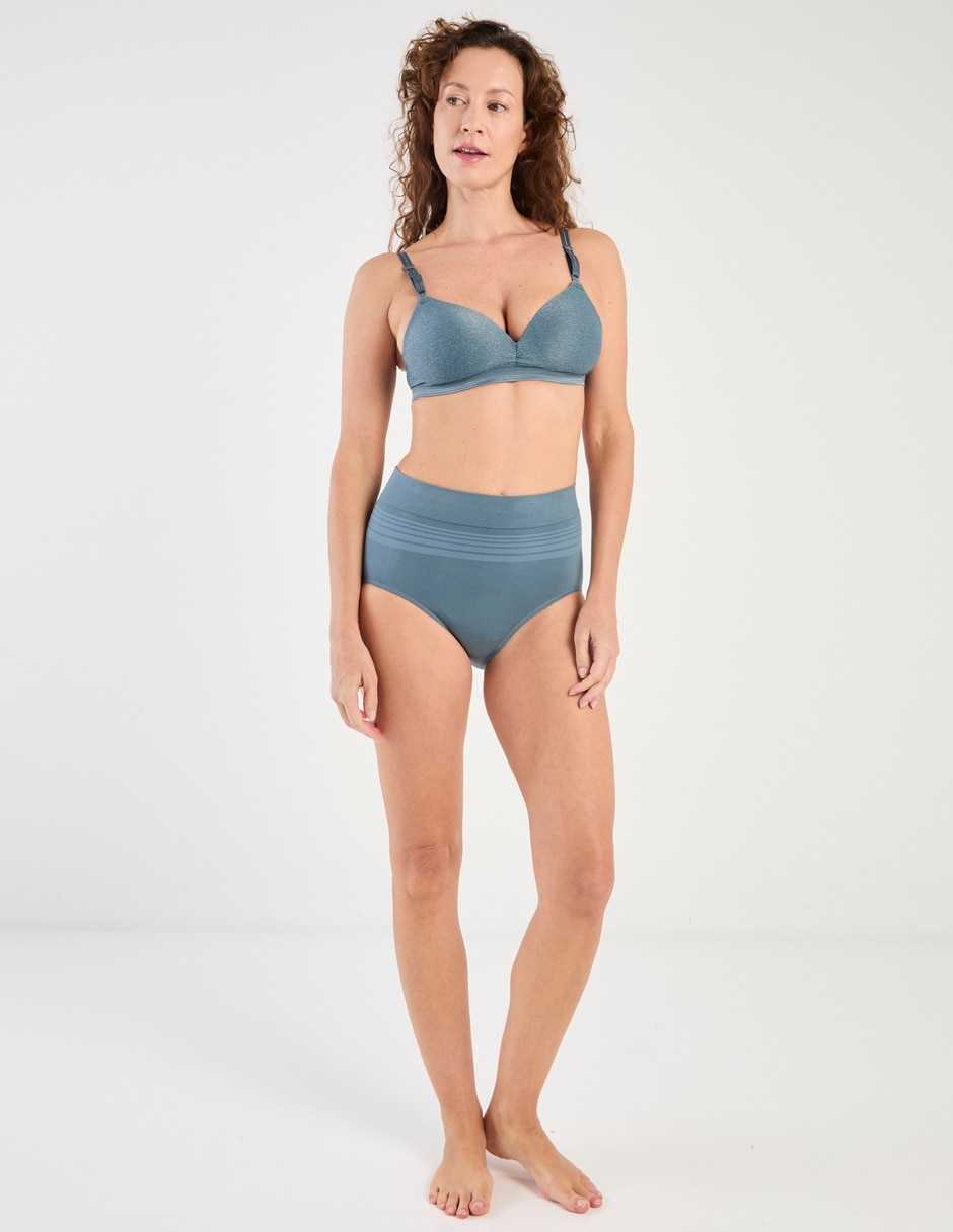 Brassiere plunge copa preformada para mujer 5