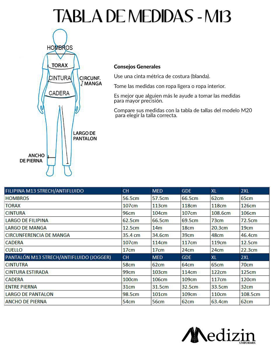Uniforme Medizin estilo relajado para mujer