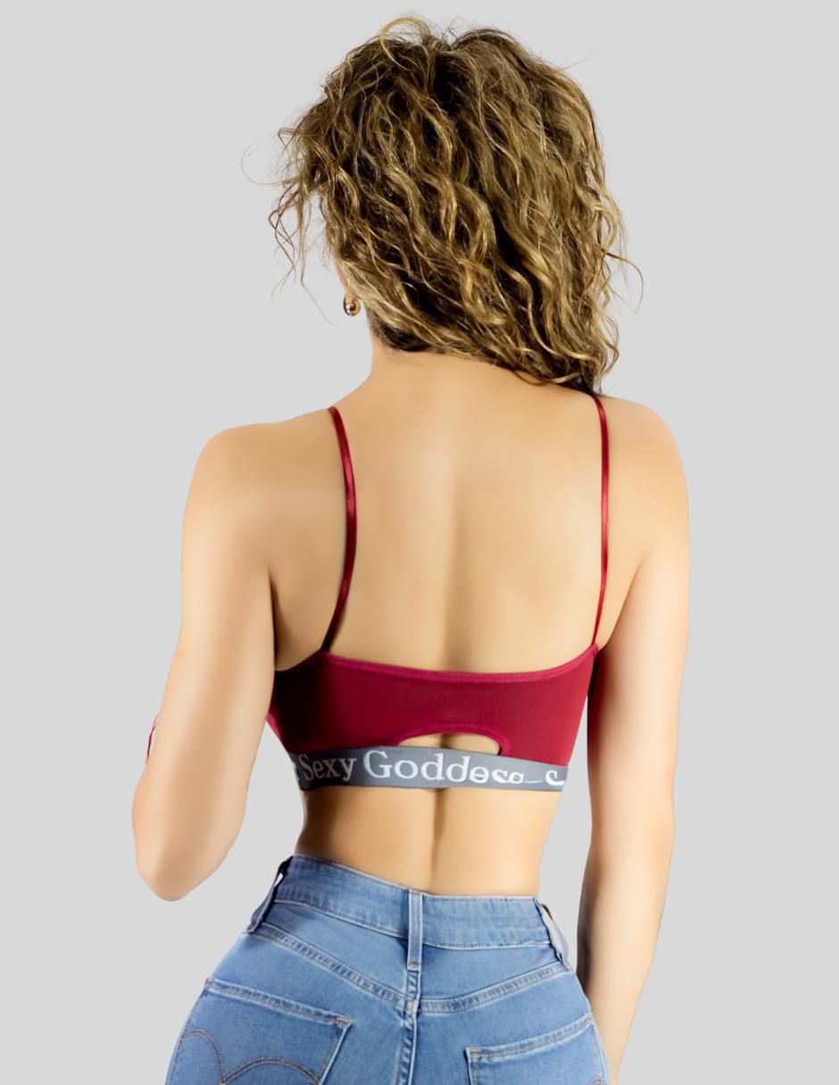 Brassiere demi con copa para mujer 2