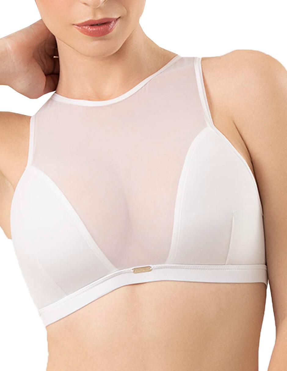 Brassiere cuello alto con copa para mujer Brassiere cuello alto con copa para mujer