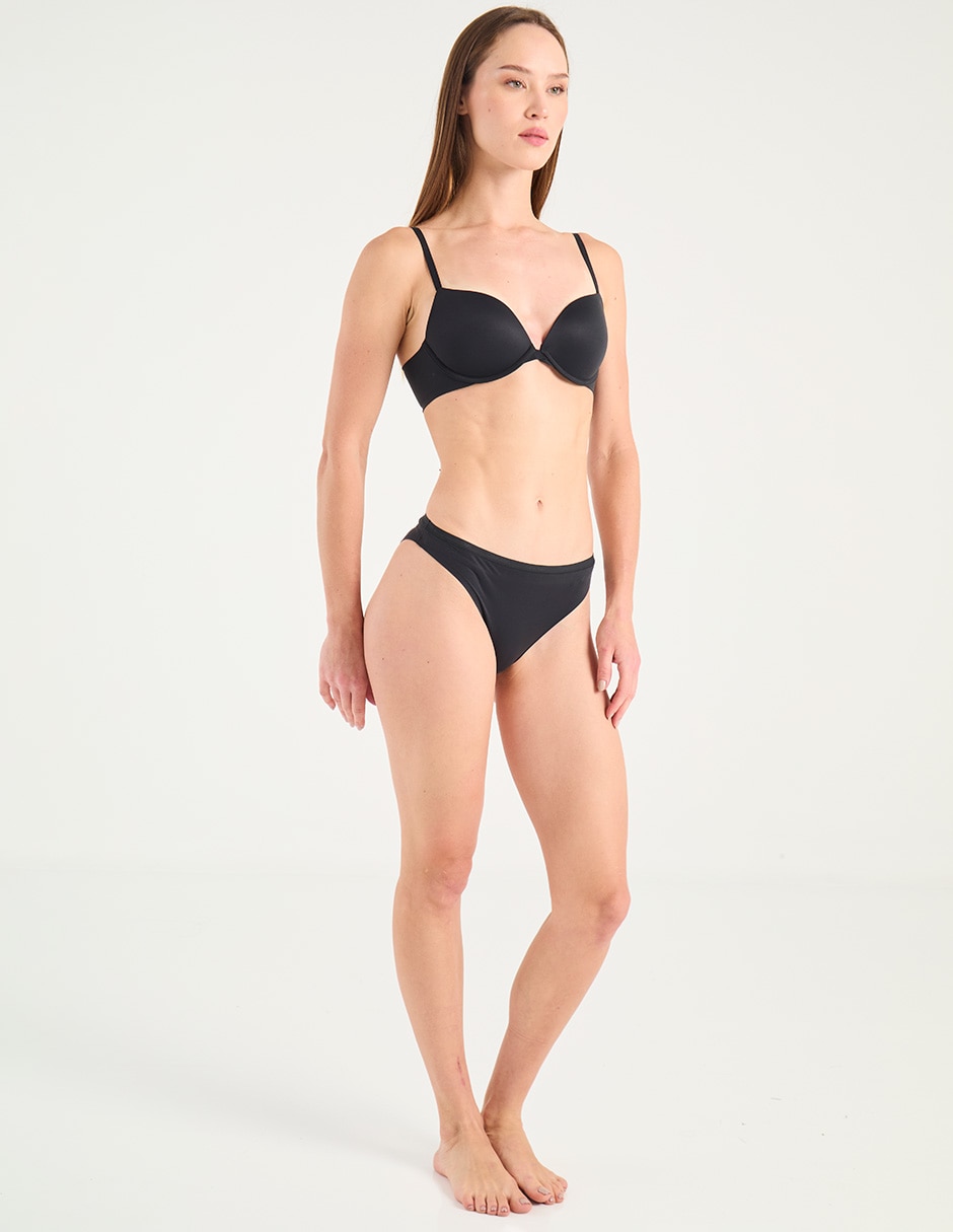 Brassiere plunge con copa para mujer 5