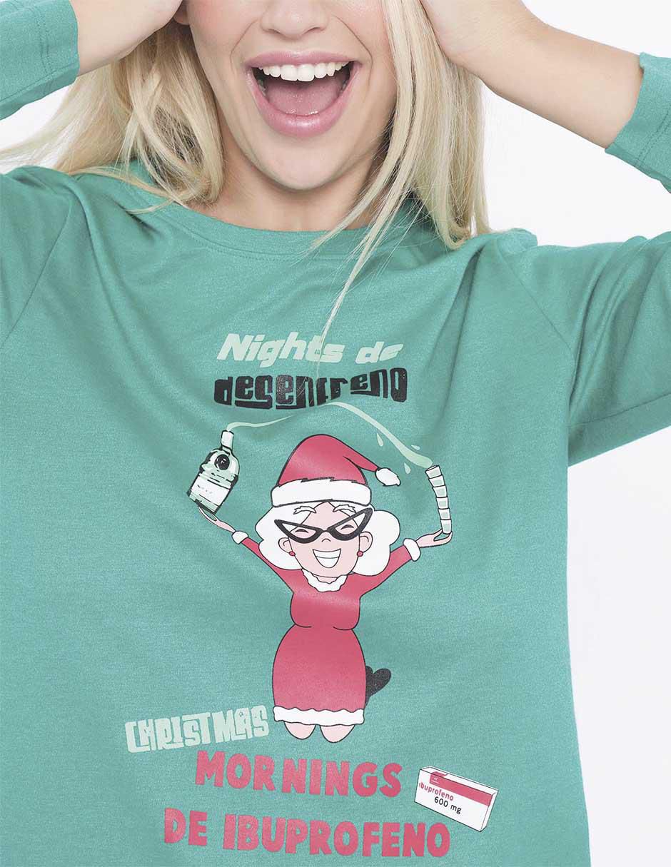 Conjunto pijama Navideño para mujer 2