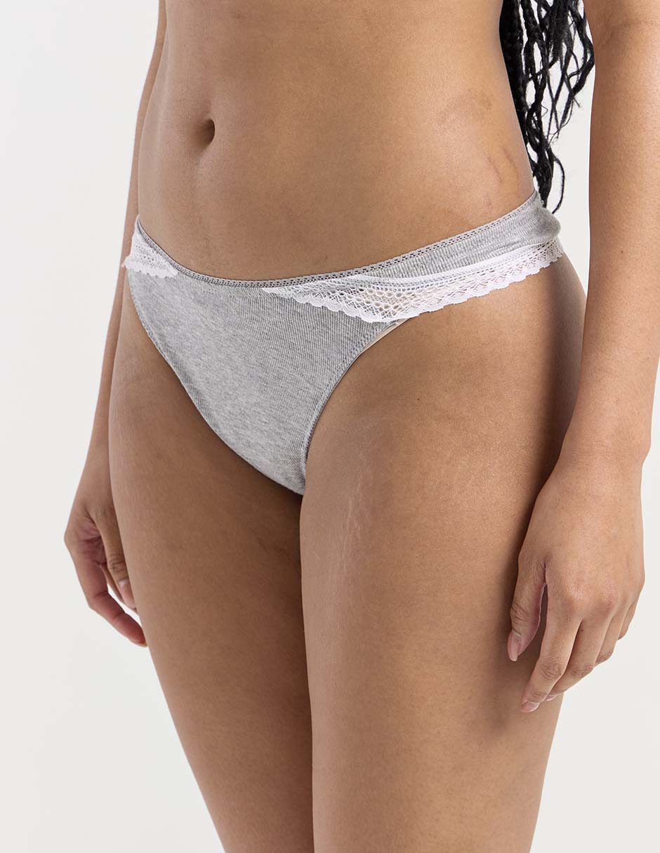 Tanga de algodón para mujer 2