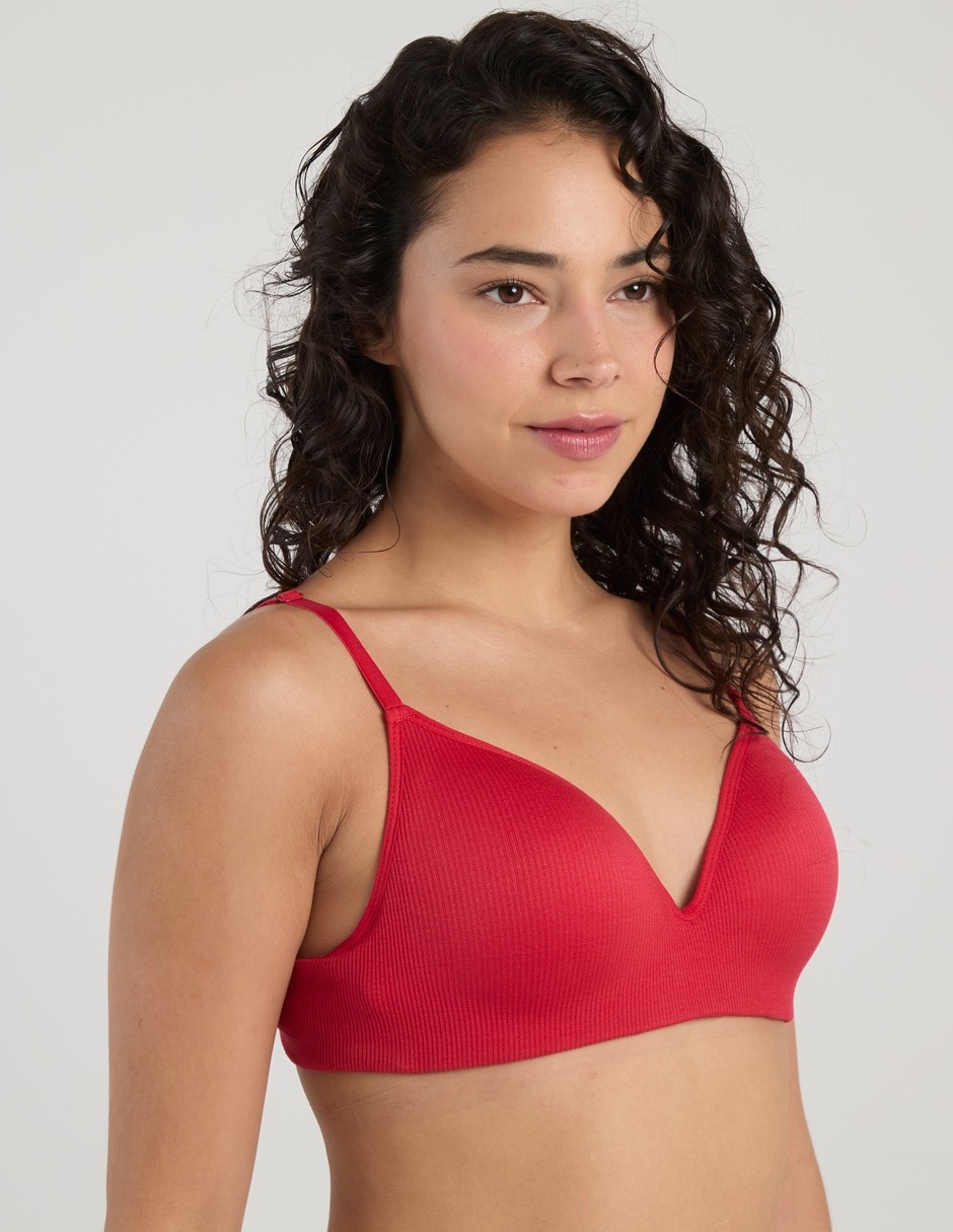 Brassiere demi con copa para mujer 2
