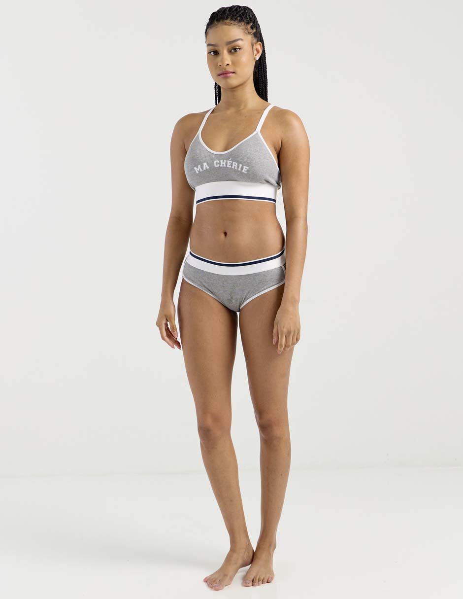 Brassiere peto medio con copa para mujer 5