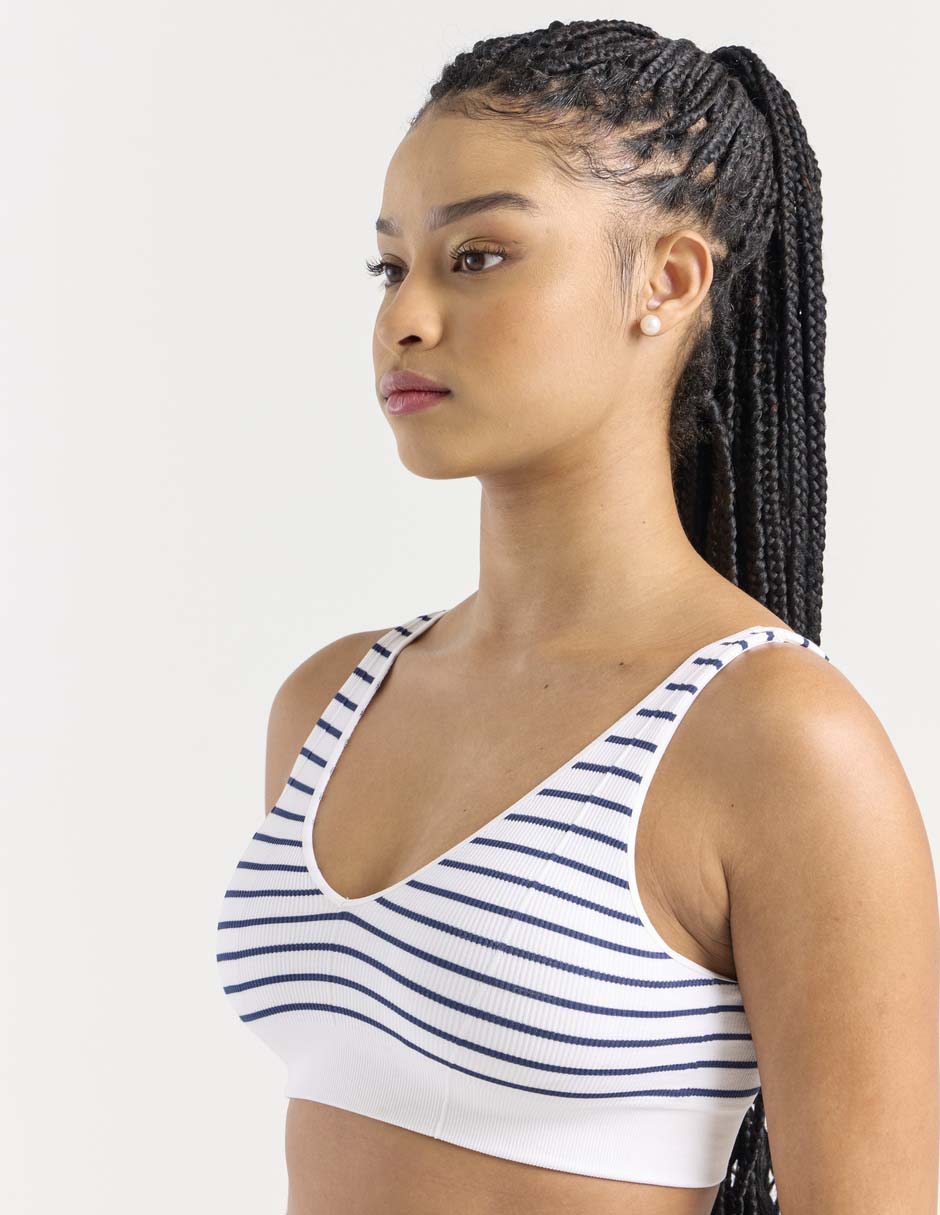 Brassiere deportivo copa removible para mujer 2