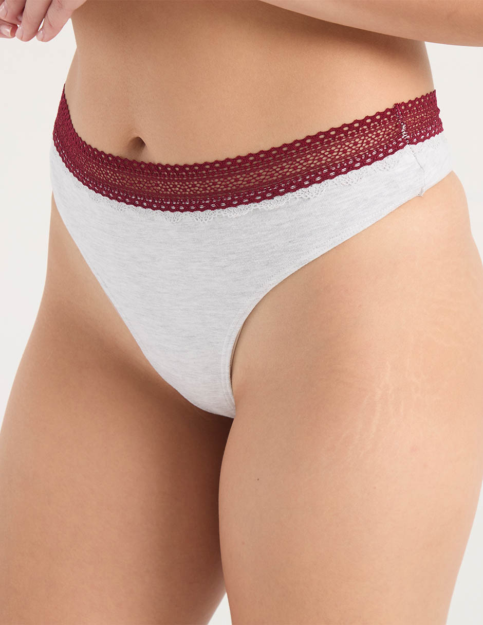 Tanga de algodón para mujer 2