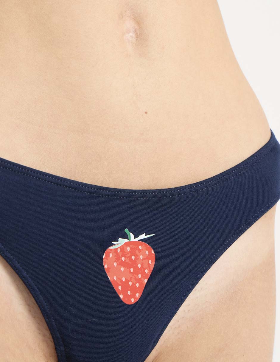 Tanga de algodón para mujer 4