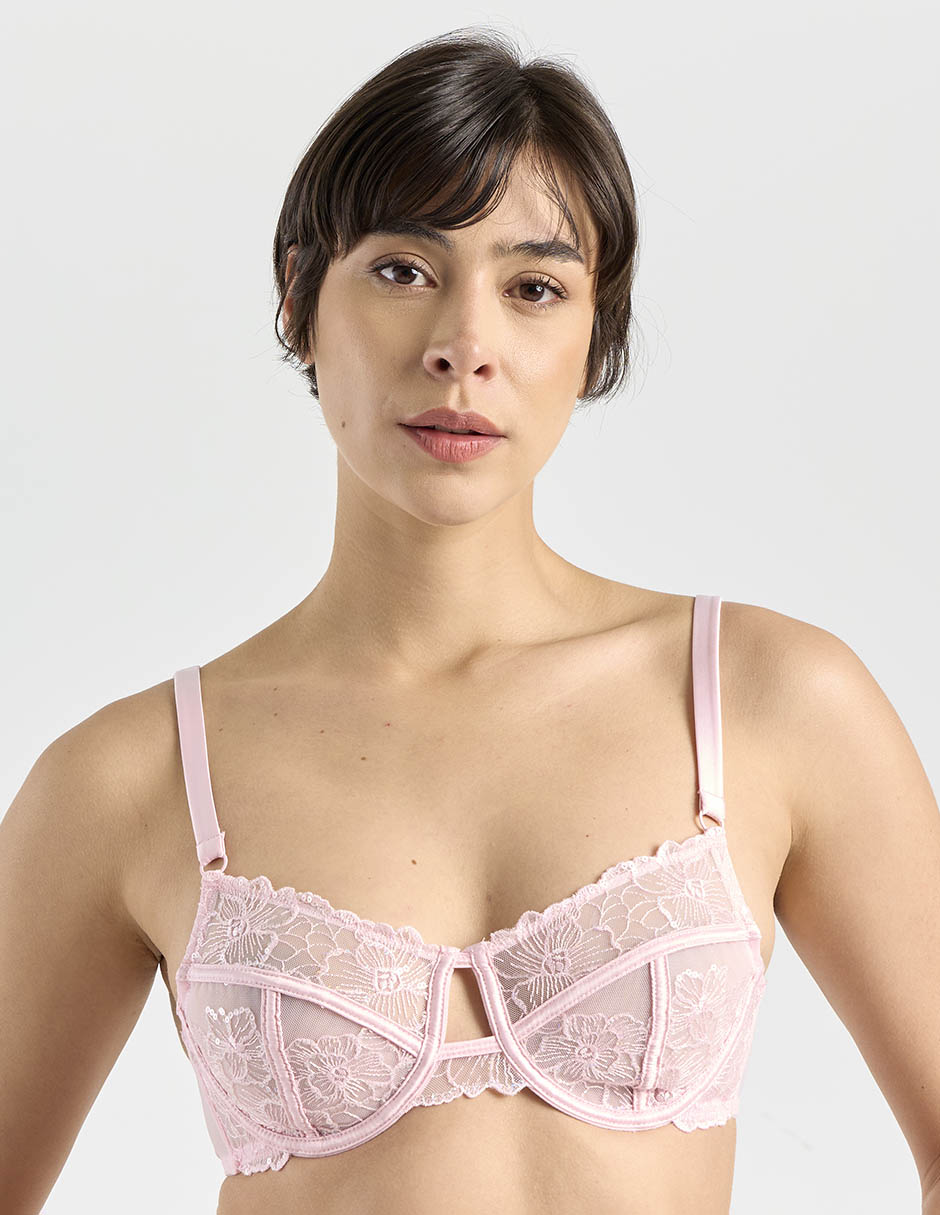 Brassiere demi Map con copa para mujer Brassiere demi Map con copa para mujer