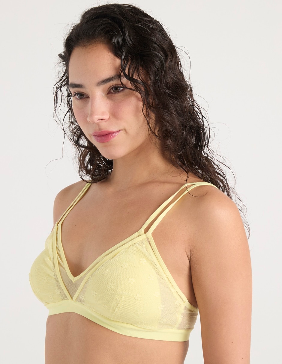 Bralette con copa removible para mujer 2