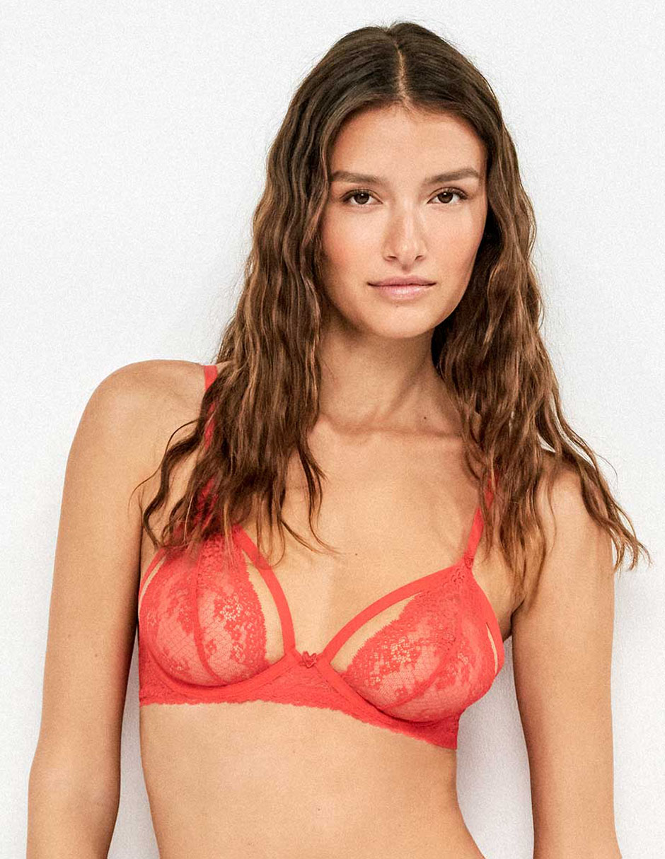 Brassiere demi para mujer 4