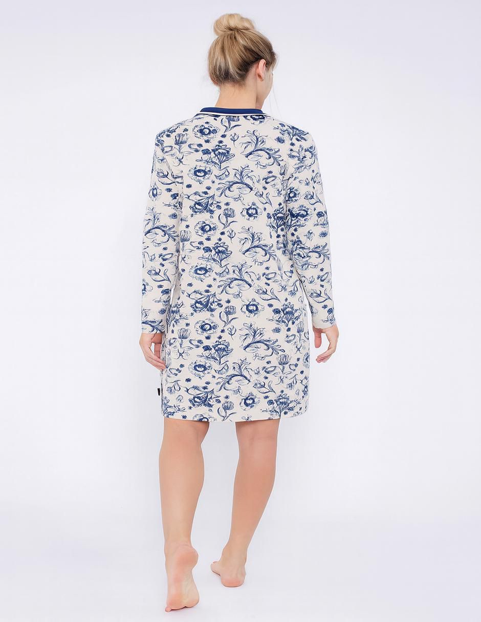 Camisón estampado floral de algodón 2