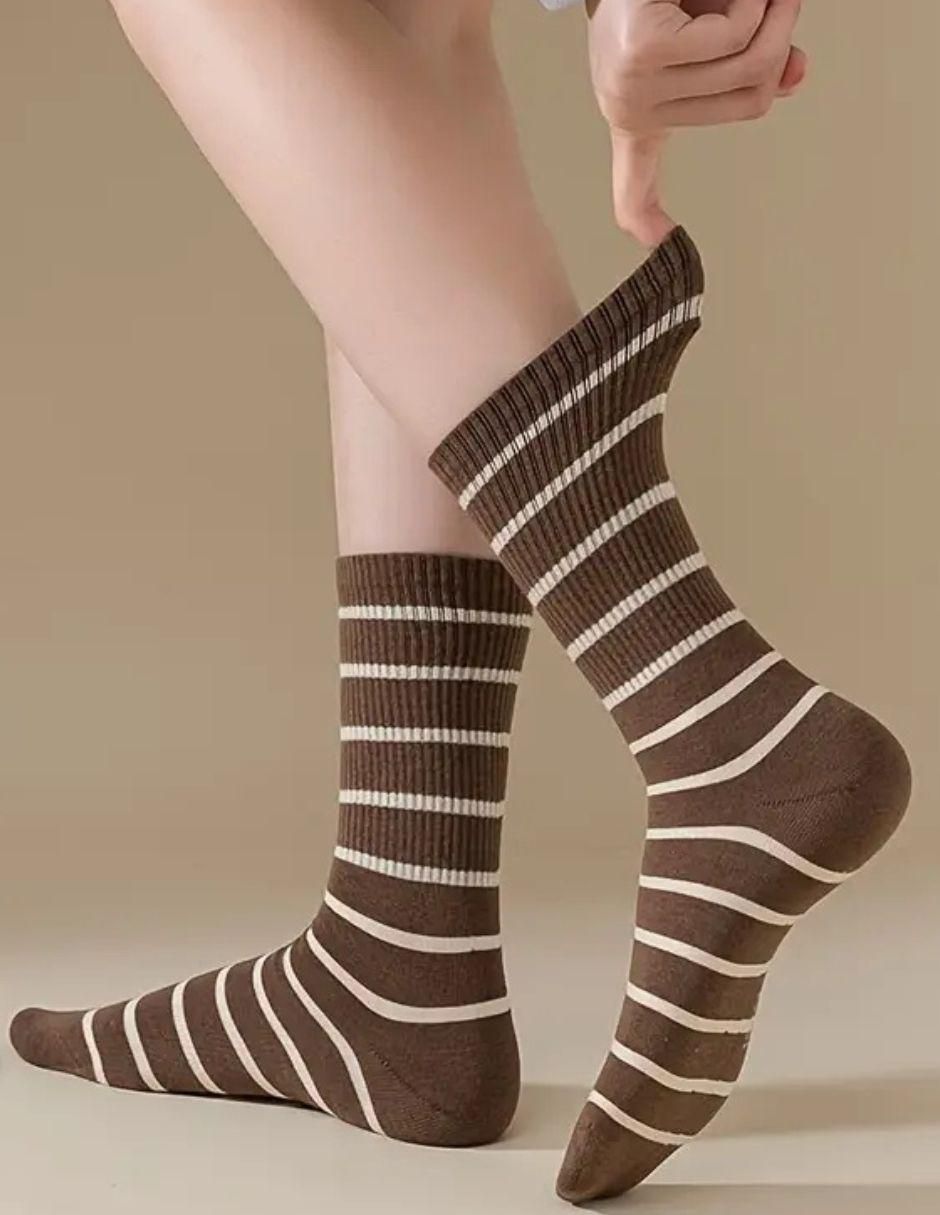 Set calcetín de algodón para mujer 5 pares 2