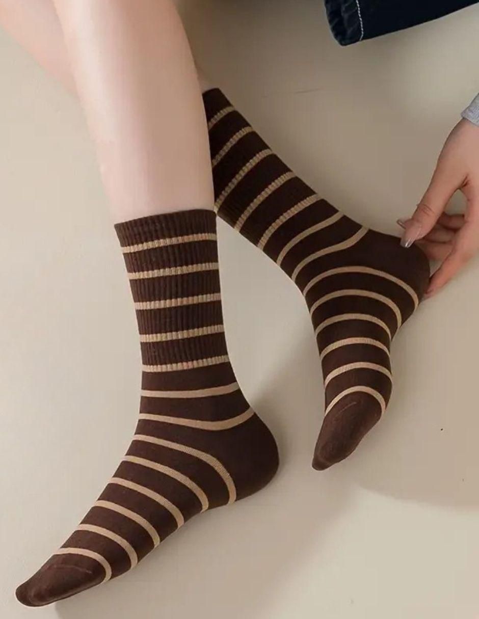 Set calcetín de algodón para mujer 5 pares 3