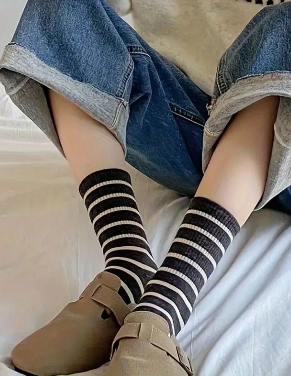Set calcetín de algodón para mujer 5 pares 4