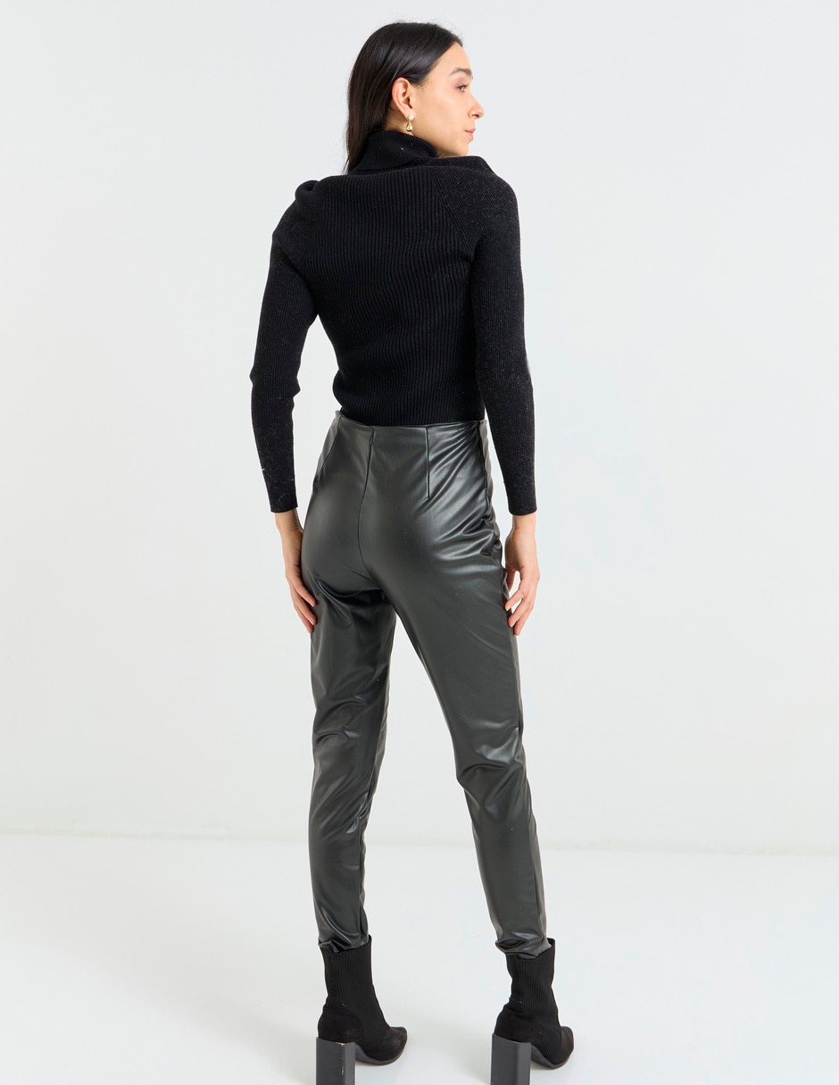 Legging cintura alta con elástico para mujer 2