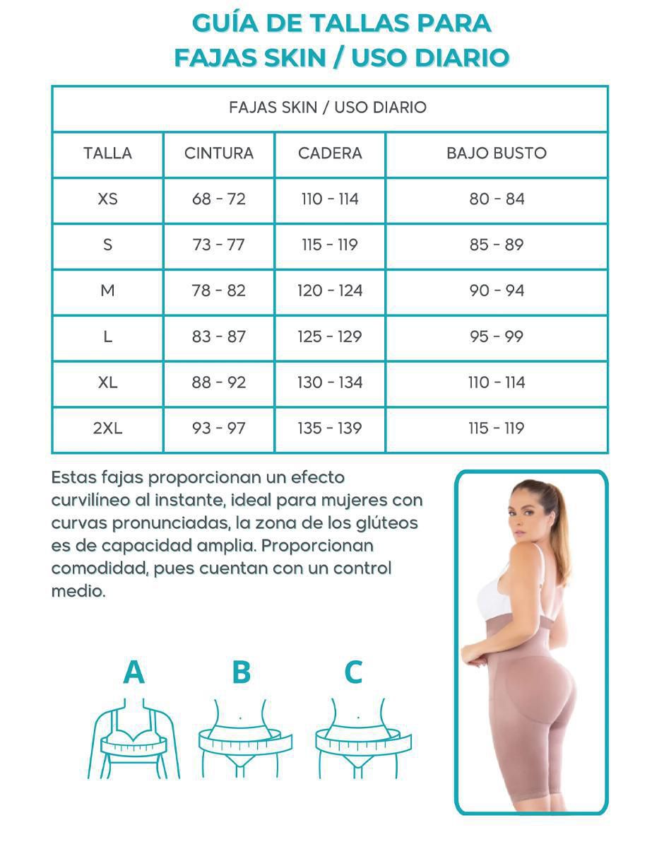 Faja tipo short con compresión media para mujer 4