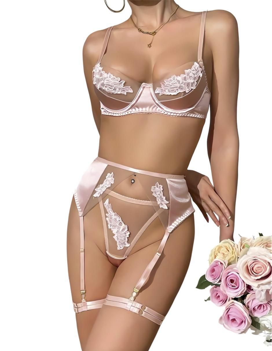 Set bra-panty-liguero 4