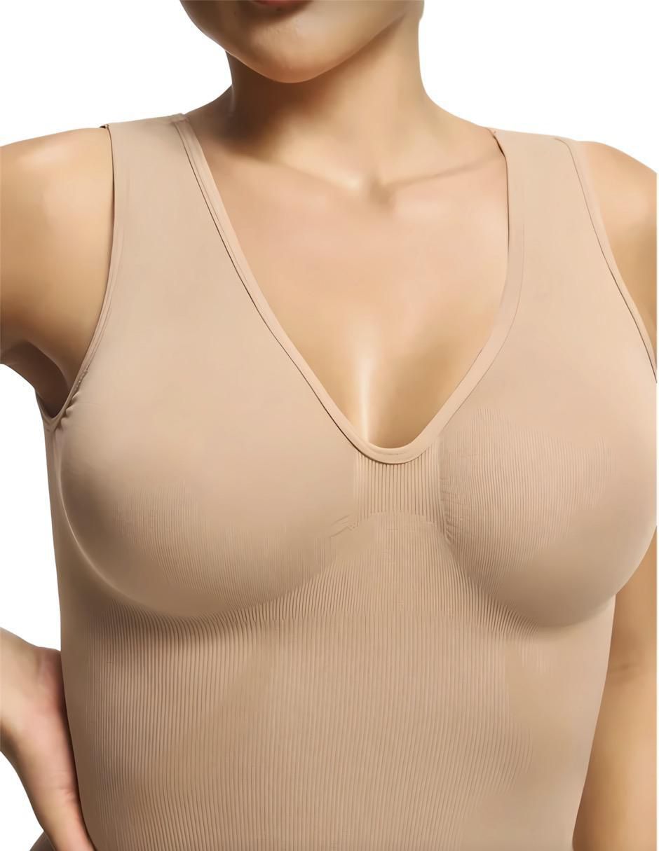 Camiseta tipo faja con compresión media para mujer 2