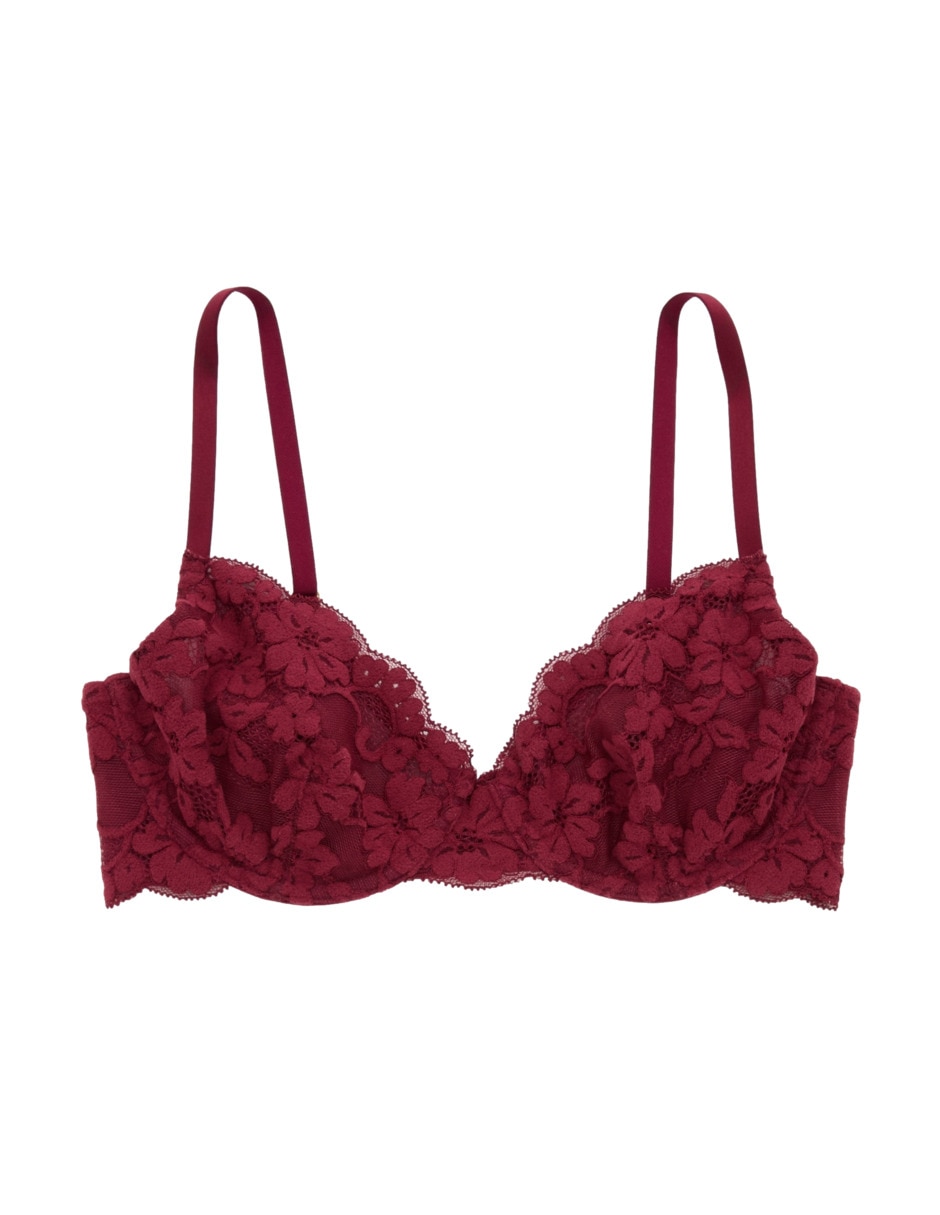 Brassiere demi con copa para mujer 3