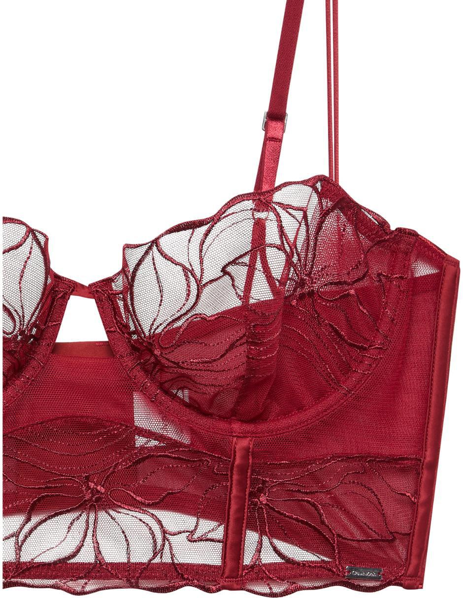 Brassiere balconette con copa para mujer 3