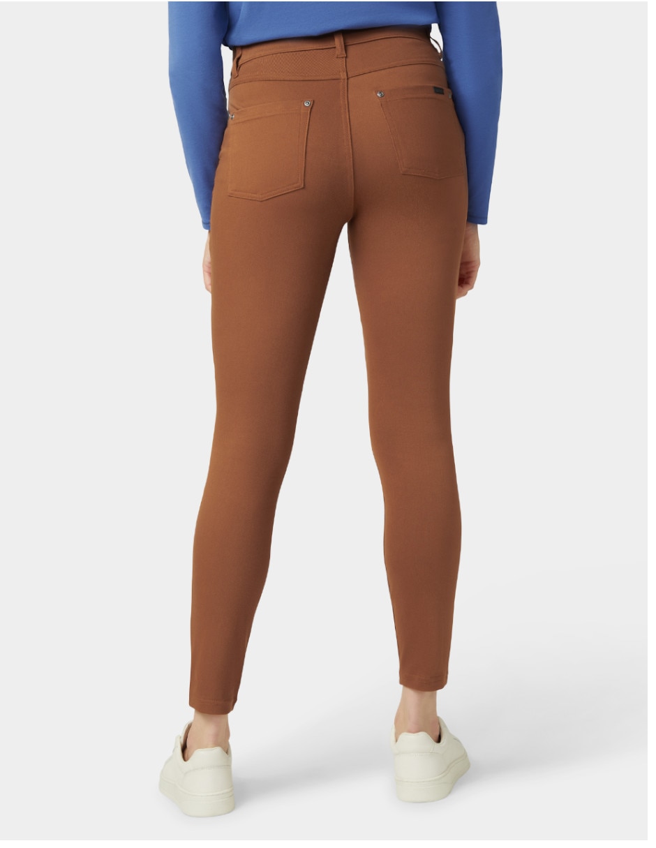 Legging a la cintura con botón para mujer 2