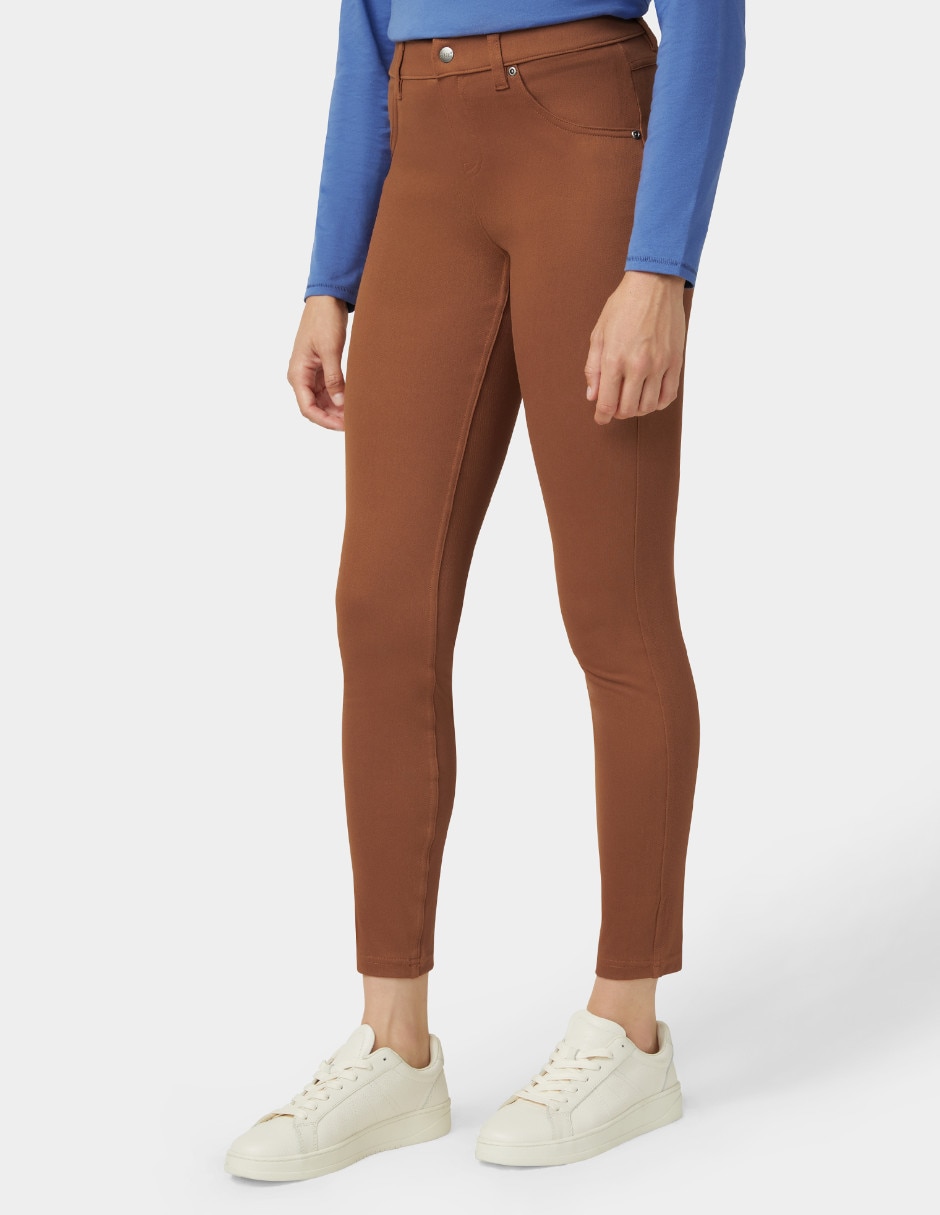 Legging a la cintura con botón para mujer 3