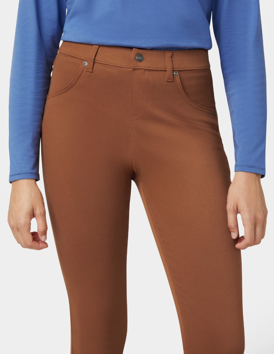 Legging a la cintura con botón para mujer 4