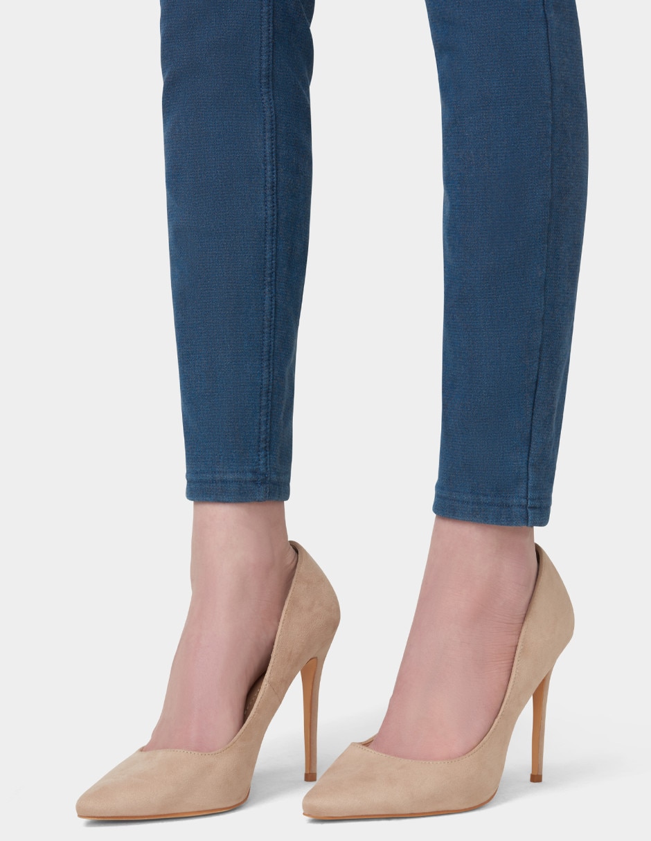 Legging a la cintura con botón para mujer 5