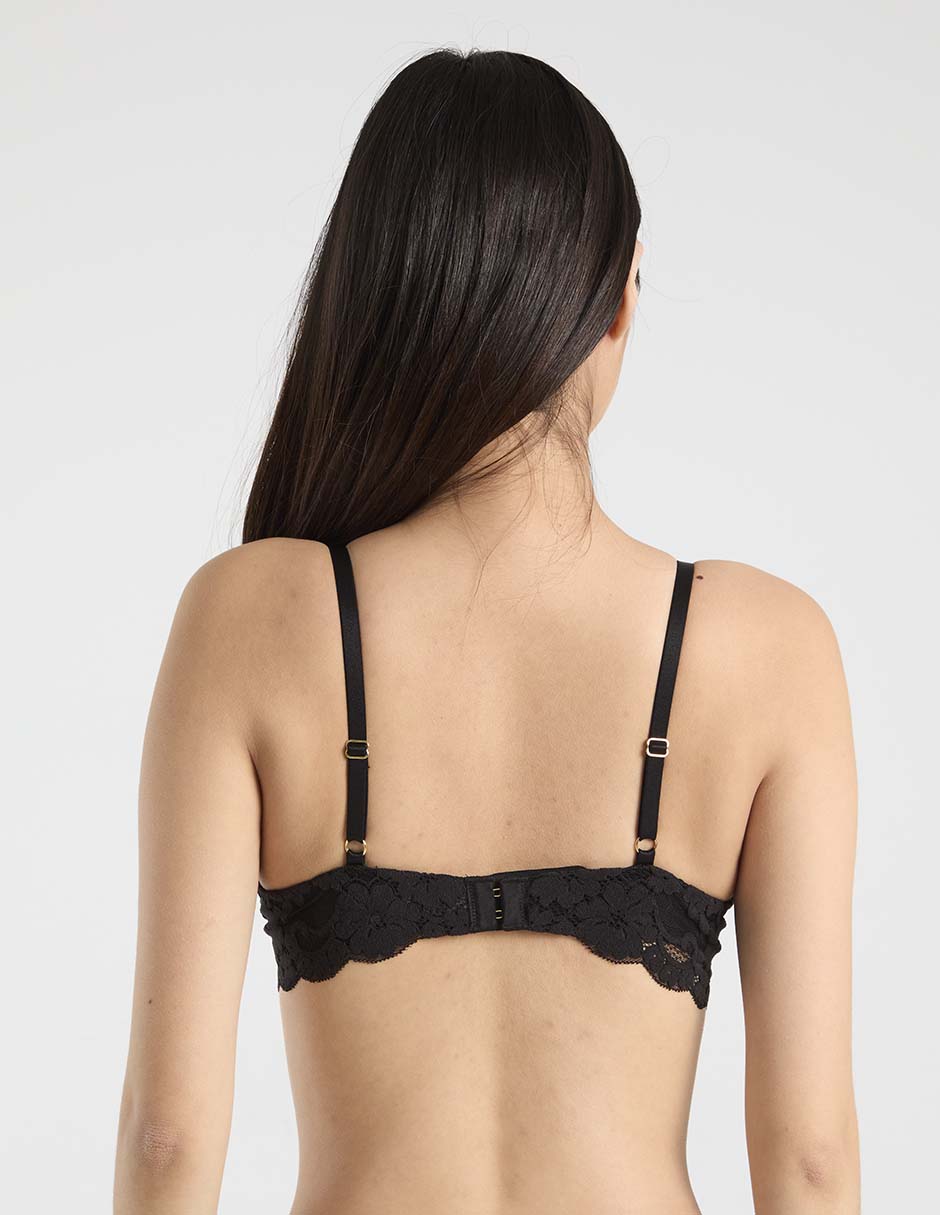 Brassiere demi con copa para mujer 2