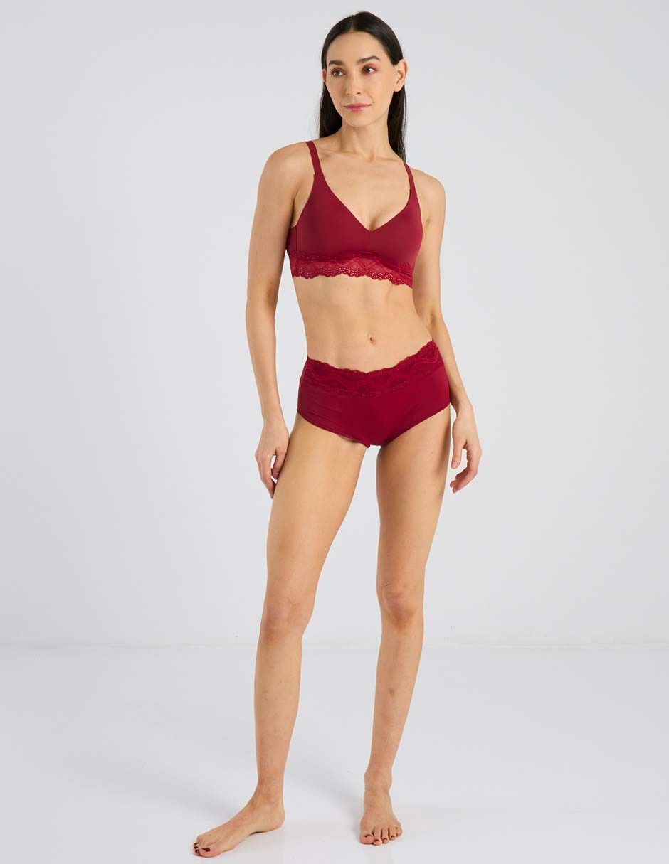 Brassiere demi con copa para mujer 5