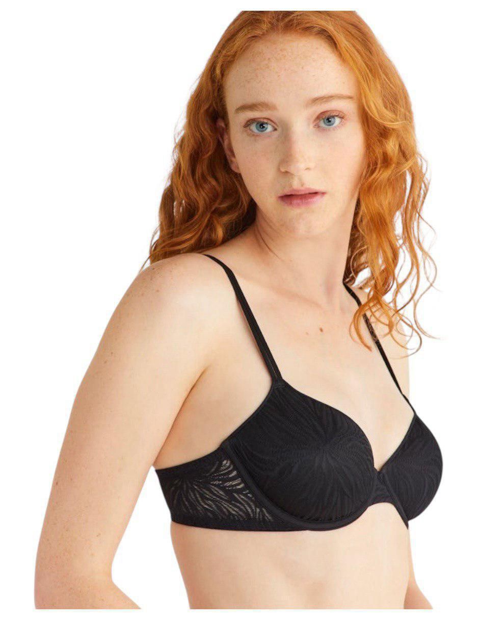 Brassiere demi con copa para mujer 2