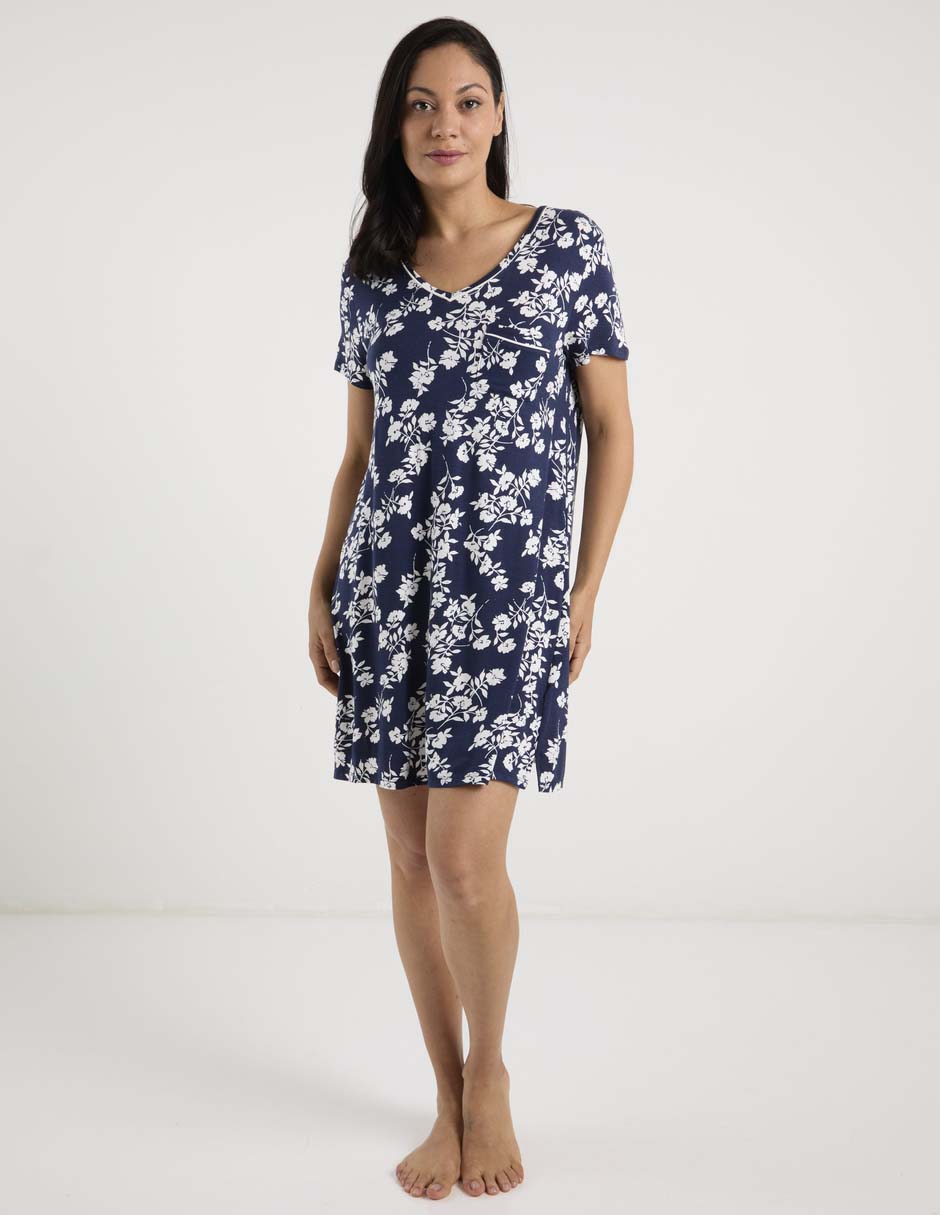 Camisón estampado floral