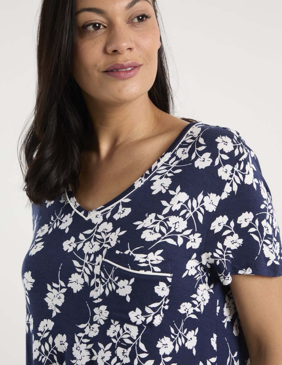 Camisón estampado floral 4