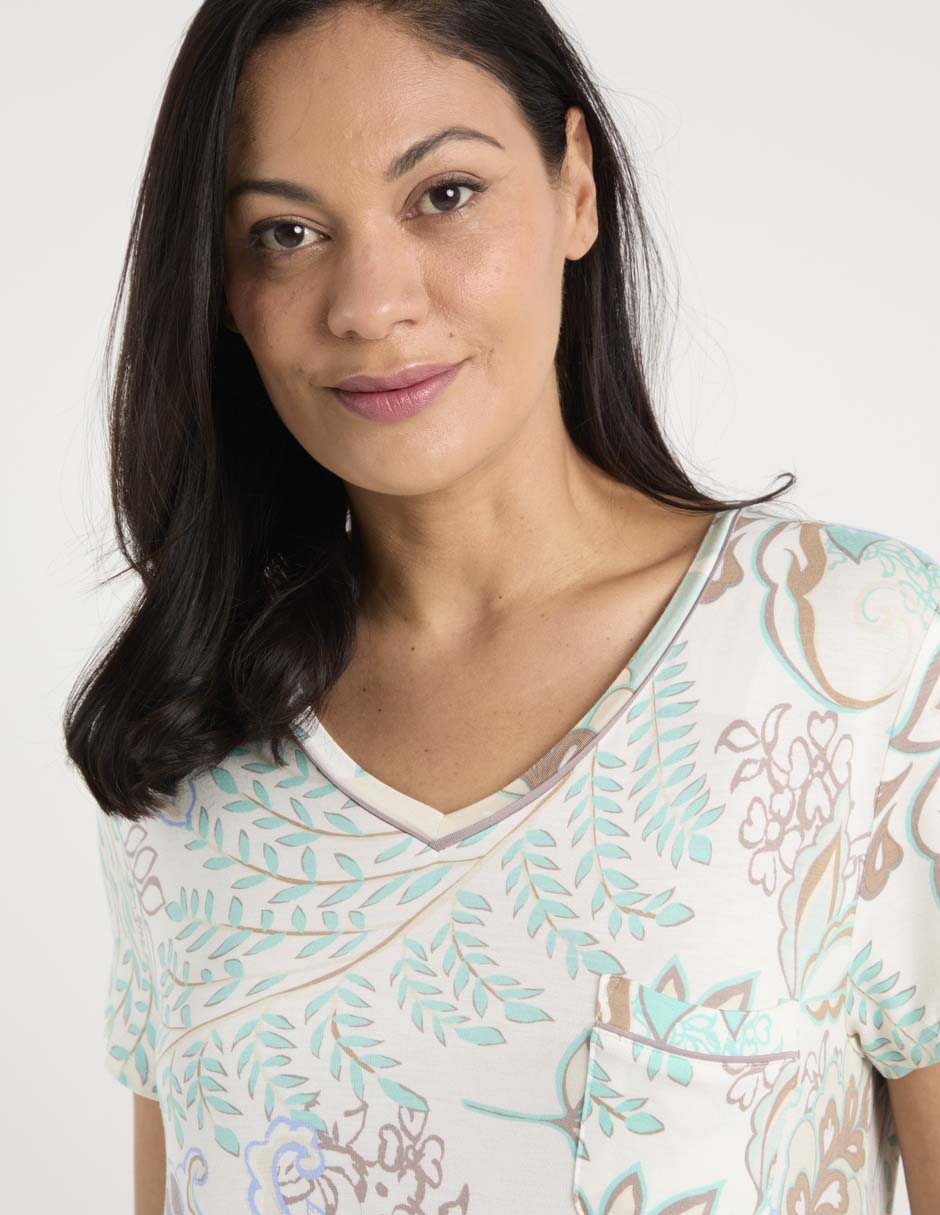 Camisón estampado floral 4