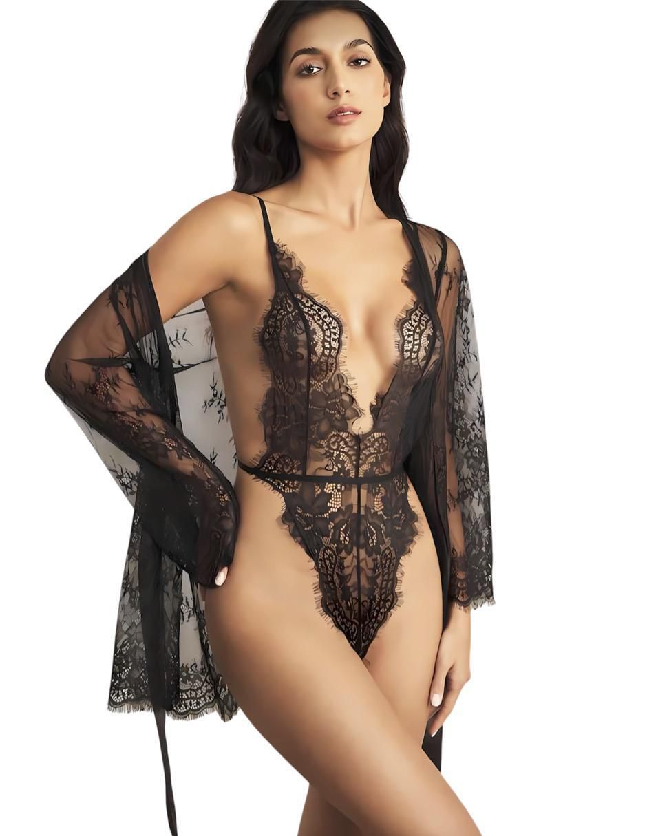 Body cuello v escote v para mujer