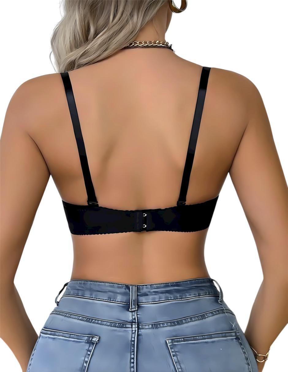 Brassiere balconette media copa para mujer 3